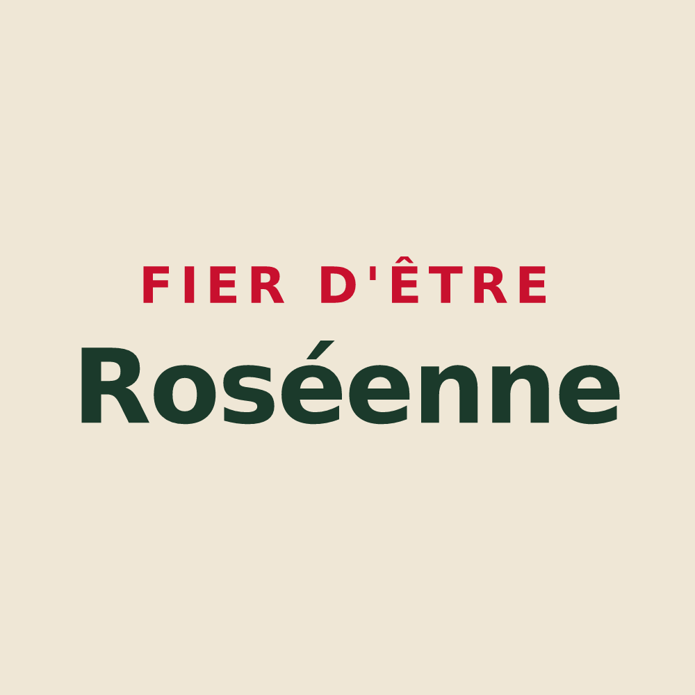 Tote bag « Fier d'être Roséenne » — design pour Rousies