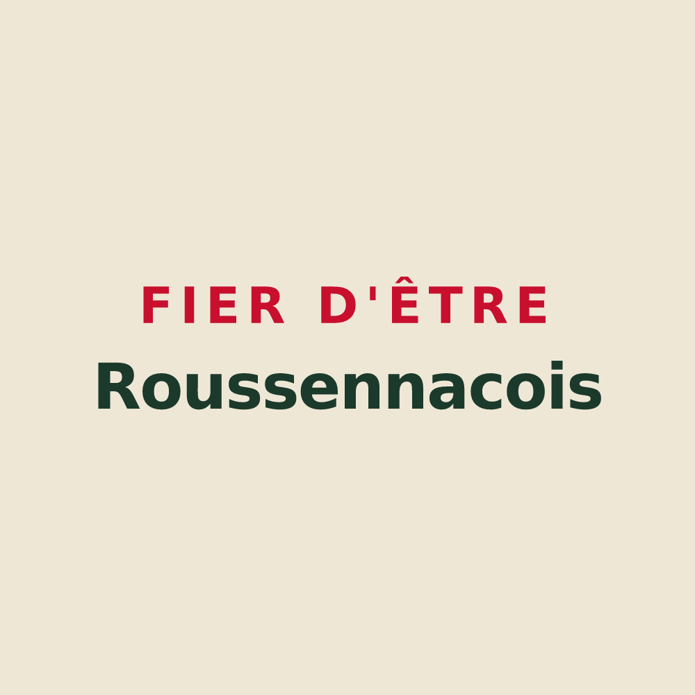 Tote bag « Fier d'être Roussennacois » — design pour Roussennac