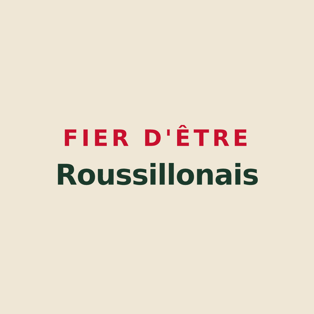 Tote bag « Fier d'être Roussillonais » — design pour Roussillon