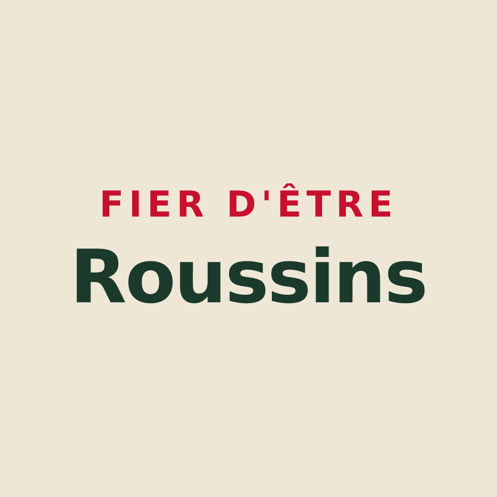 Tote bag « Fier d'être Roussins » — design pour Roussines