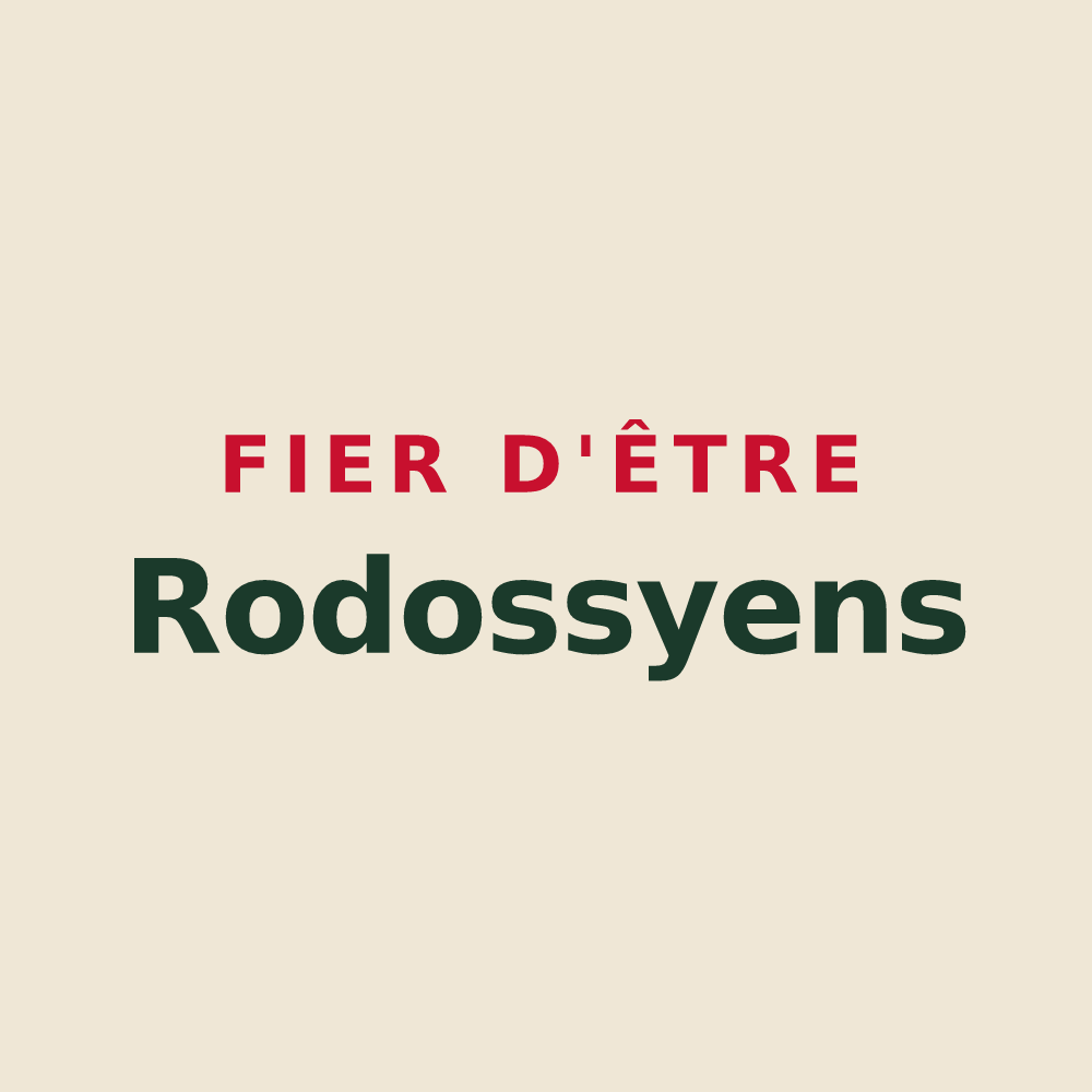 Tote bag « Fier d'être Rodossyens » — design pour Roussy-le-Village
