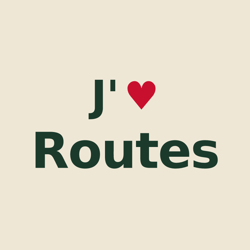 Tote bag personnalisé Routes — design J'aime Routes