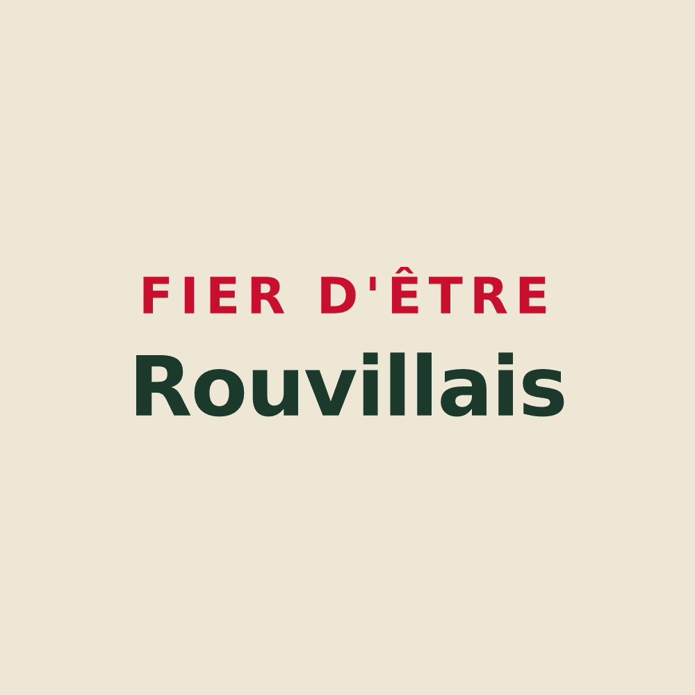 Tote bag « Fier d'être Rouvillais » — design pour Rouville
