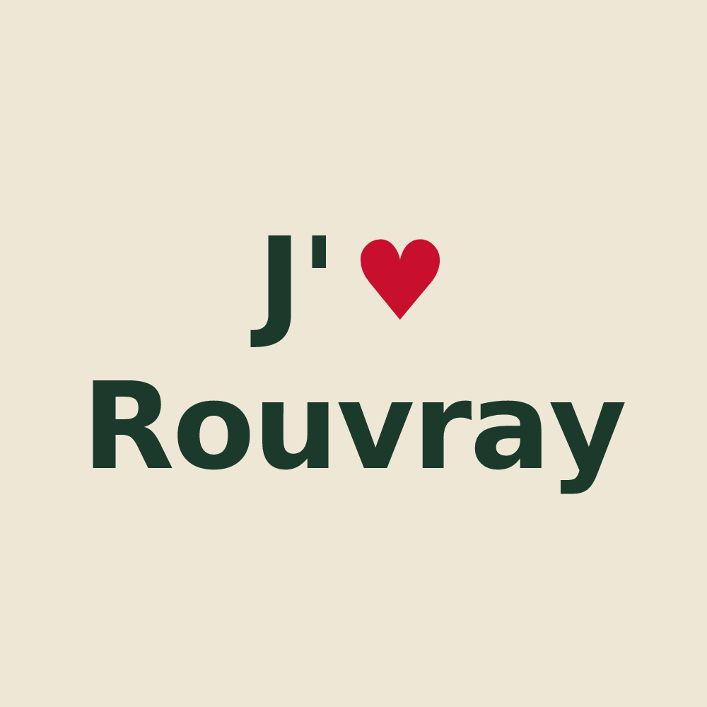 Tote bag personnalisé Rouvray — design J'aime Rouvray