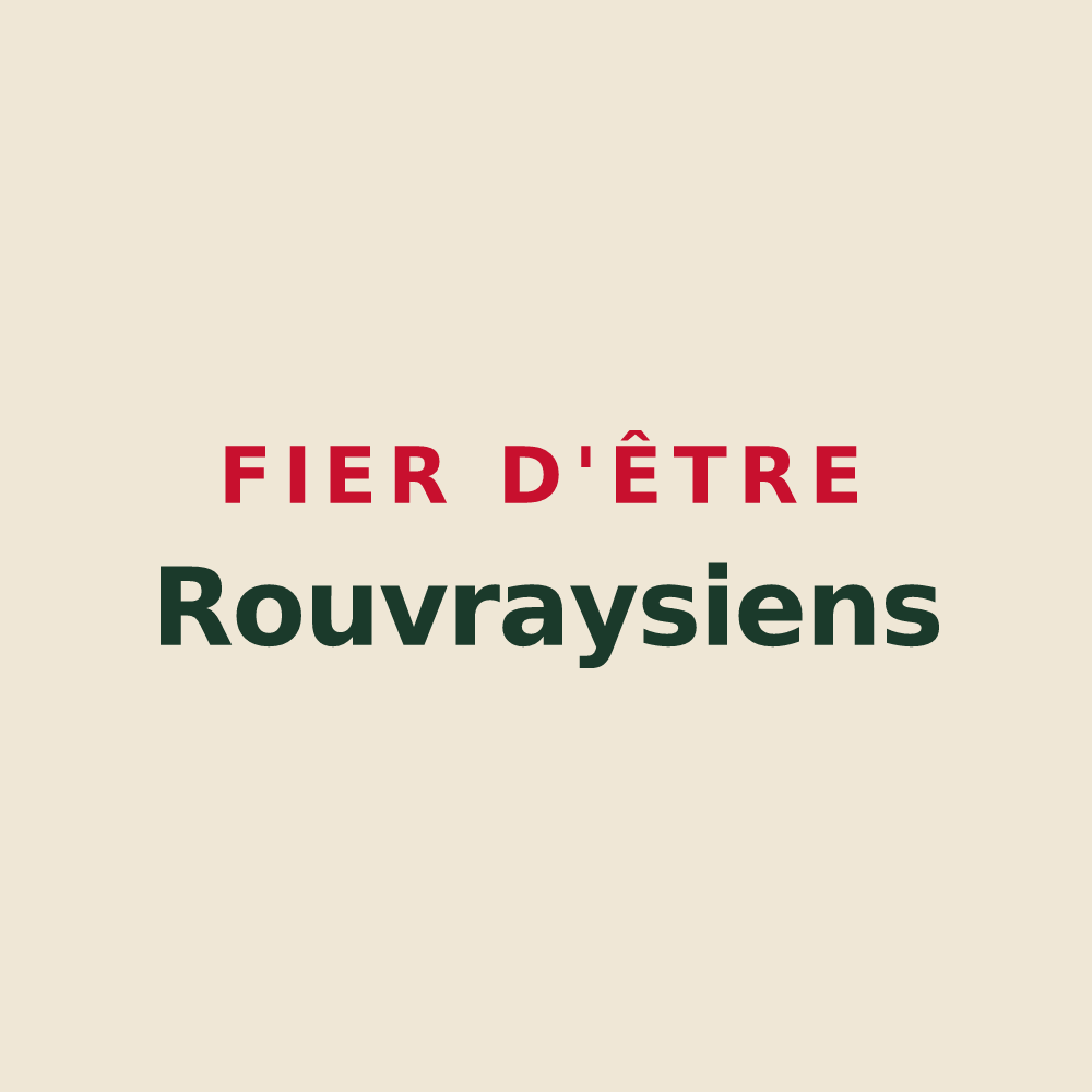 Tote bag « Fier d'être Rouvraysiens » — design pour Rouvray