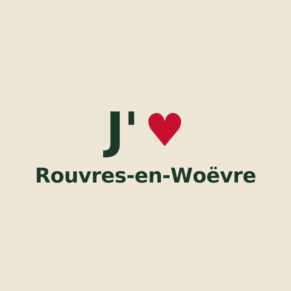 Tote bag personnalisé Rouvres-en-Woëvre — design J'aime Rouvres-en-Woëvre