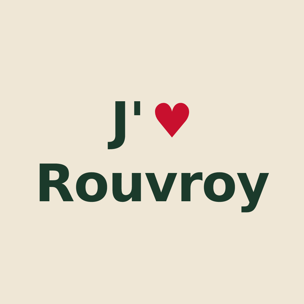 Tote bag personnalisé Rouvroy — design J'aime Rouvroy
