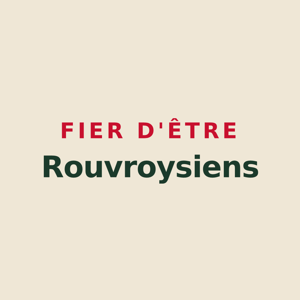 Tote bag « Fier d'être Rouvroysiens » — design pour Rouvroy-les-Merles