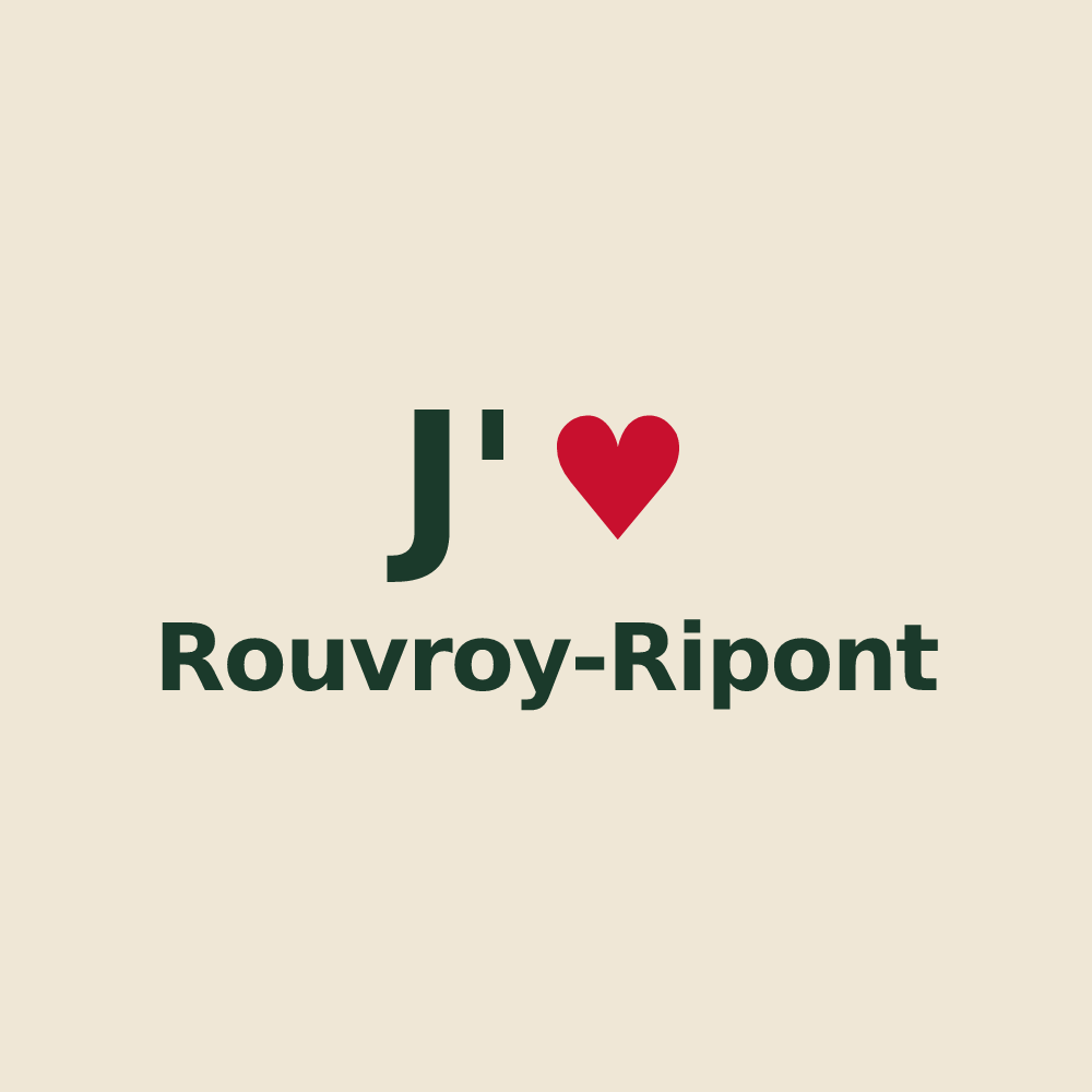 Tote bag personnalisé Rouvroy-Ripont — design J'aime Rouvroy-Ripont