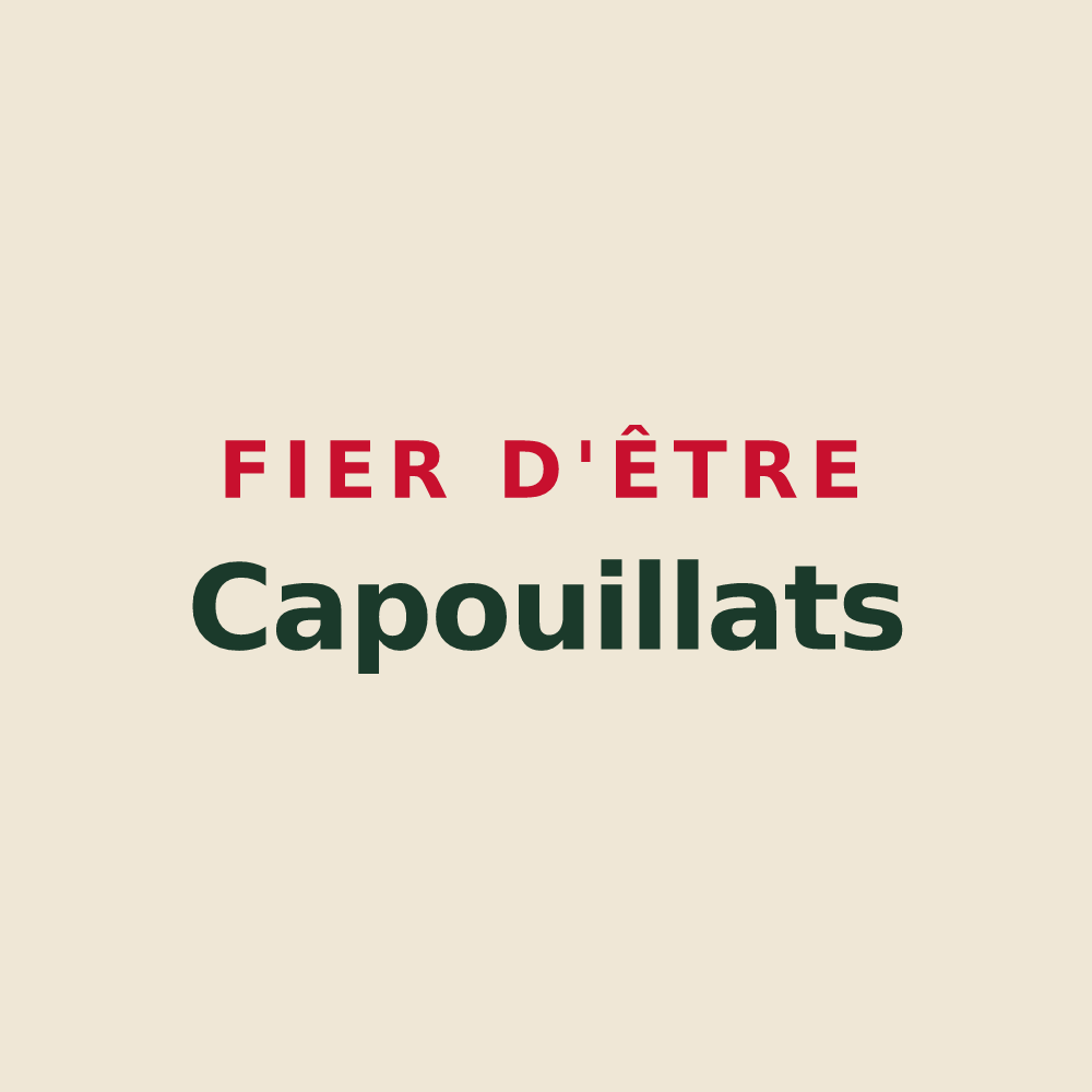 Tote bag « Fier d'être Capouillats » — design pour Rouvroy-Ripont