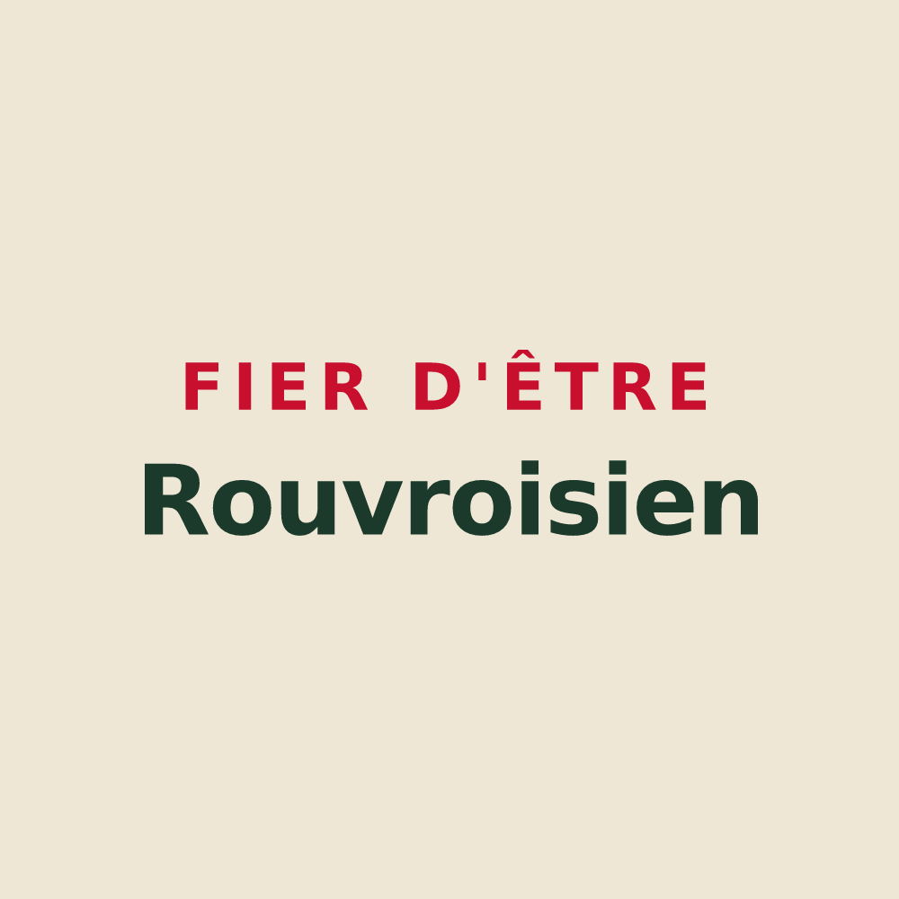 Tote bag « Fier d'être Rouvroisien » — design pour Rouvroy-sur-Marne