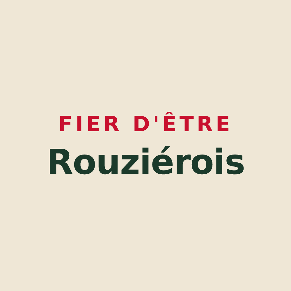 Tote bag « Fier d'être Rouziérois » — design pour Rouziers-de-Touraine