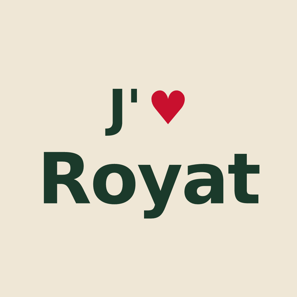 Tote bag personnalisé Royat — design J'aime Royat
