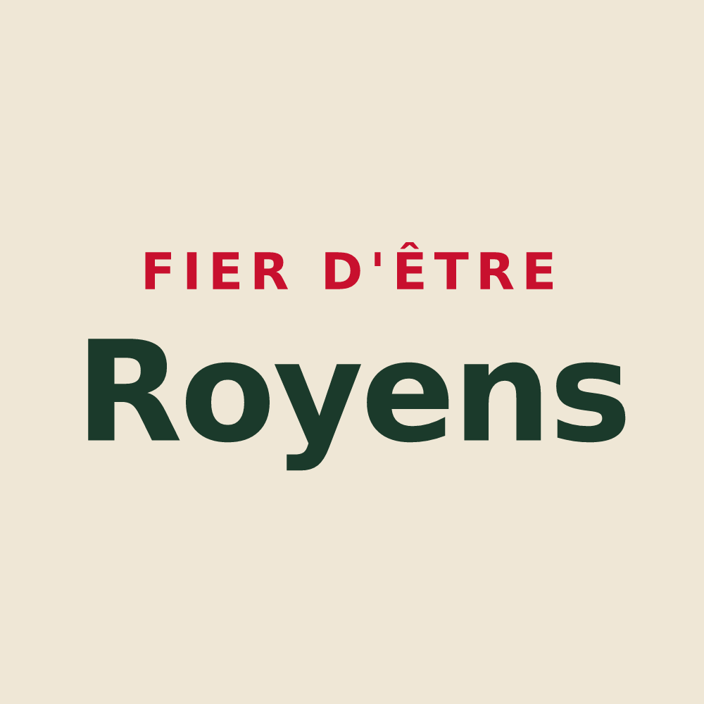 Tote bag « Fier d'être Royens » — design pour Roye