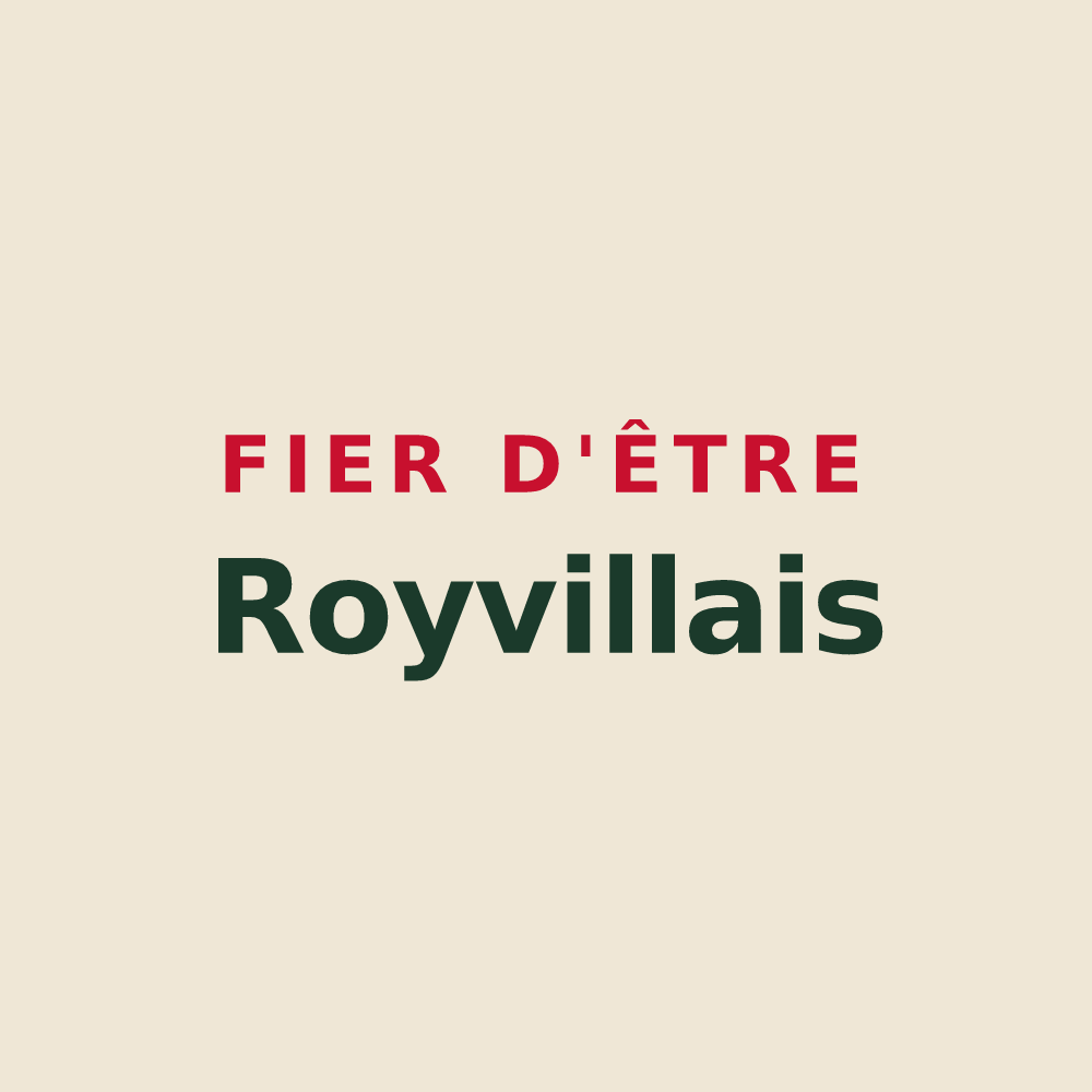 Tote bag « Fier d'être Royvillais » — design pour Royville