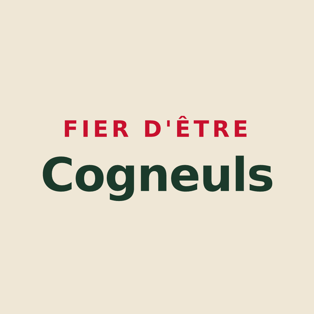 Tote bag « Fier d'être Cogneuls » — design pour Rozérieulles