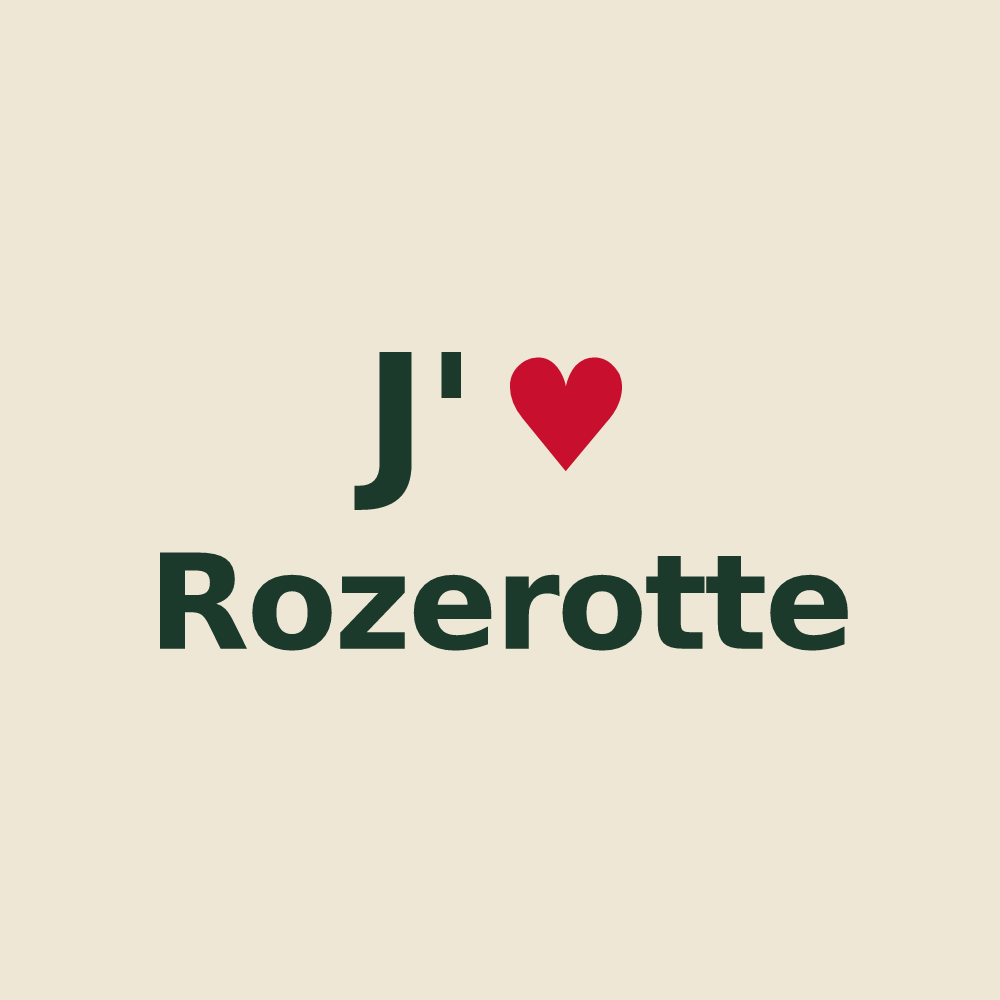 Tote bag personnalisé Rozerotte — design J'aime Rozerotte