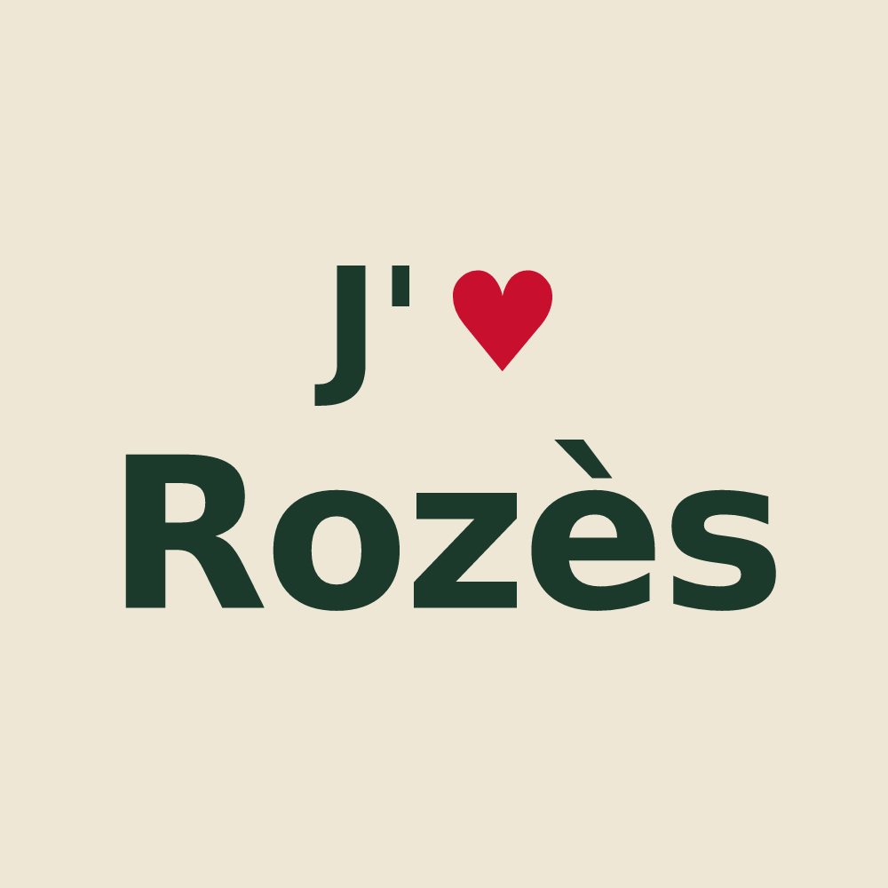 Tote bag personnalisé Rozès — design J'aime Rozès