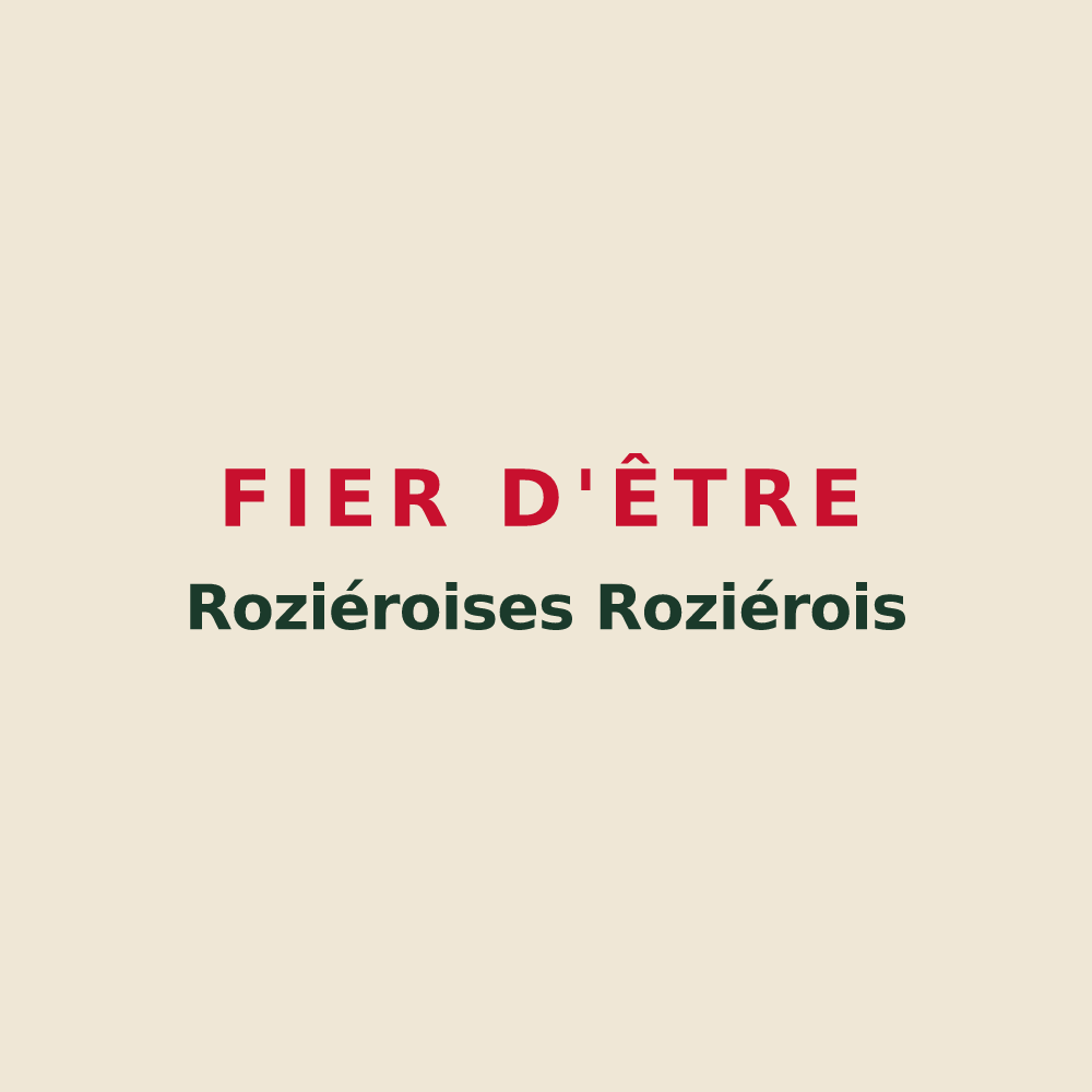 Tote bag « Fier d'être Roziéroises Roziérois » — design pour Rozières-sur-Mouzon