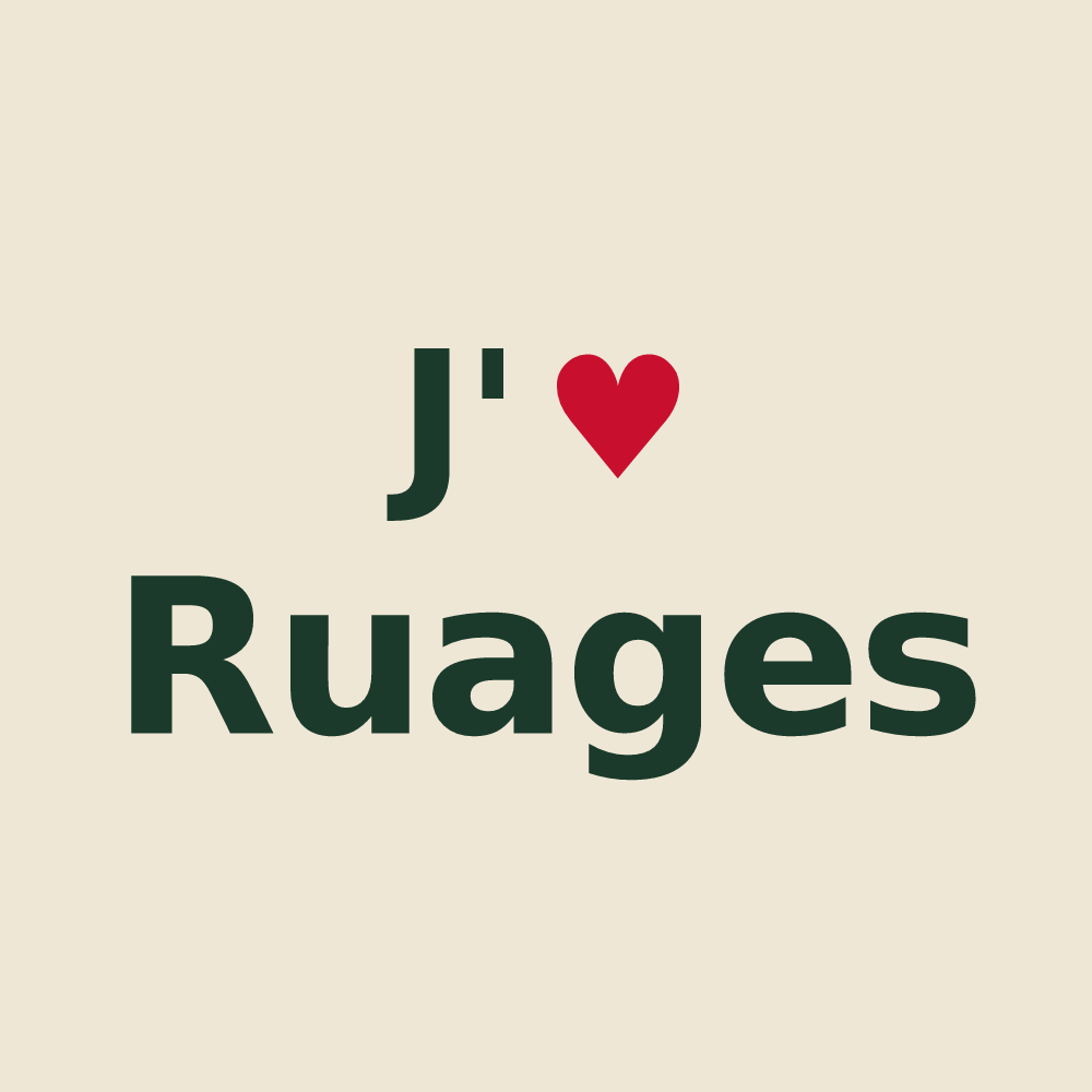 Tote bag personnalisé Ruages — design J'aime Ruages