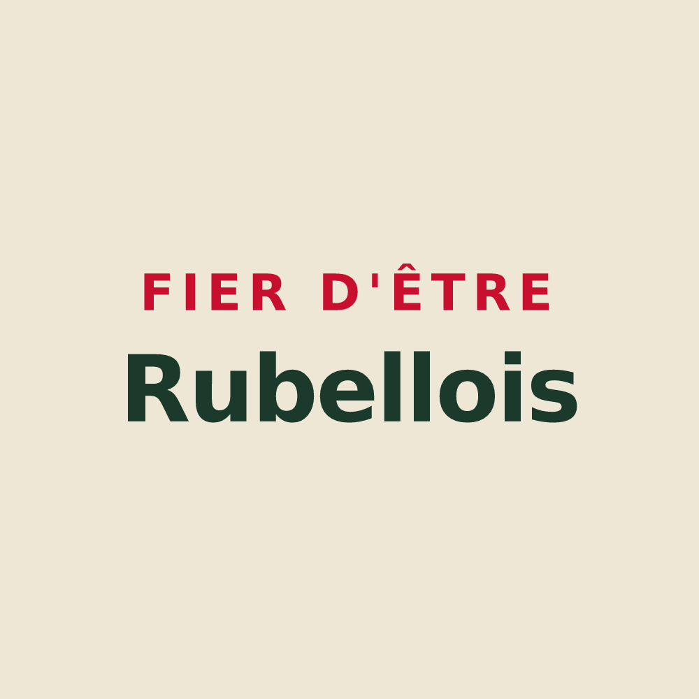 Tote bag « Fier d'être Rubellois » — design pour Rubelles