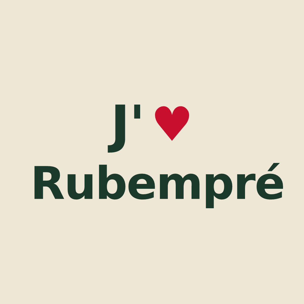 Tote bag personnalisé Rubempré — design J'aime Rubempré