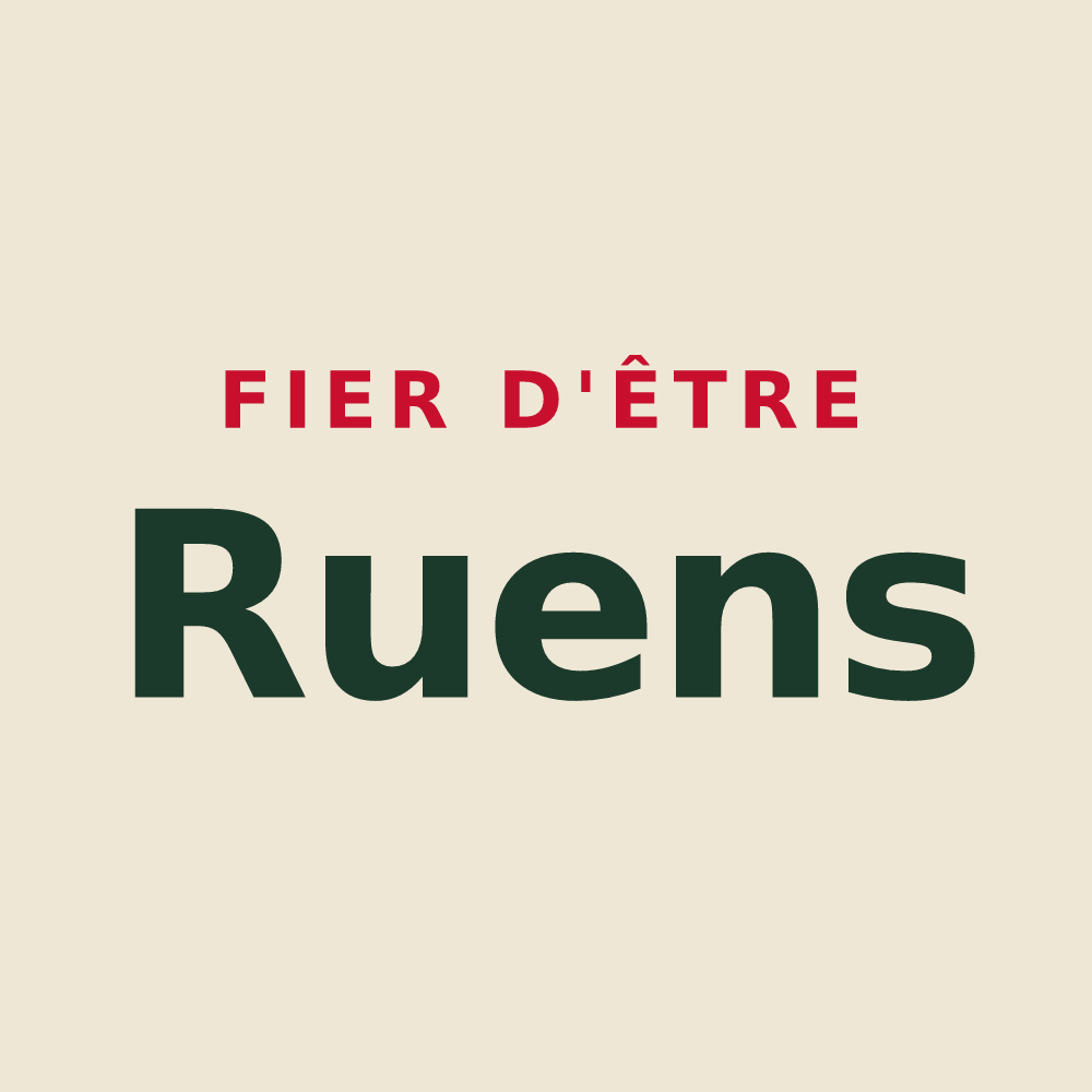 Tote bag « Fier d'être Ruens » — design pour Rue
