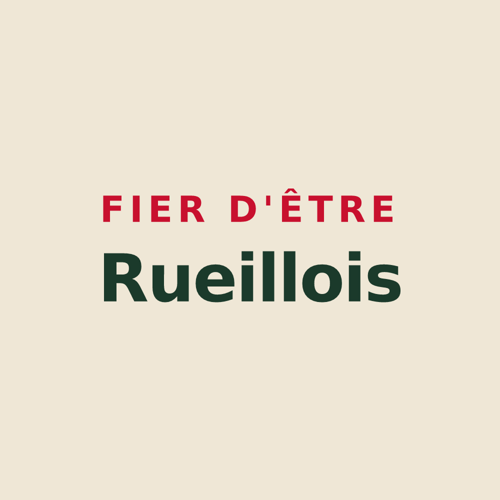 Tote bag « Fier d'être Rueillois » — design pour Rueil-Malmaison