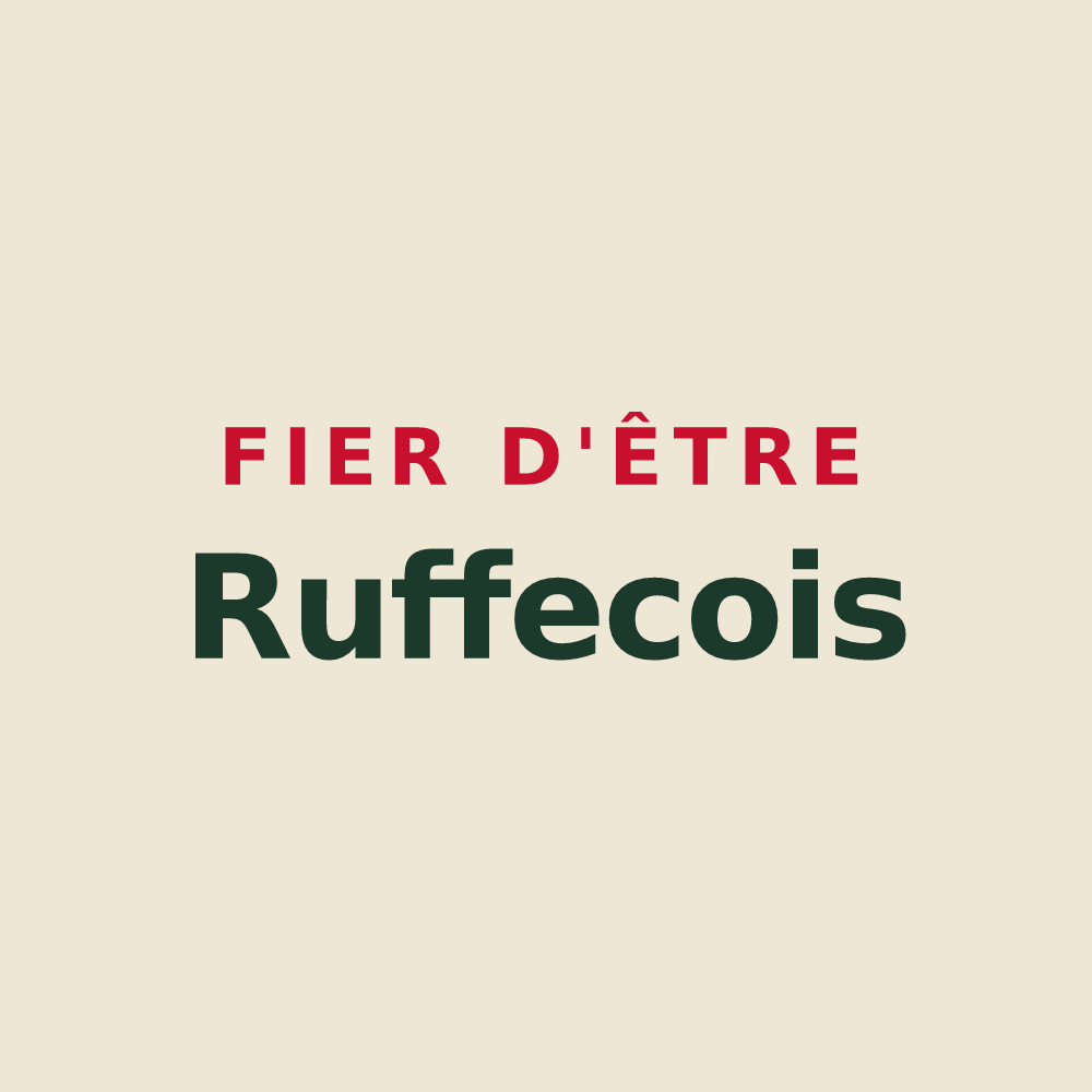 Tote bag « Fier d'être Ruffecois » — design pour Ruffec