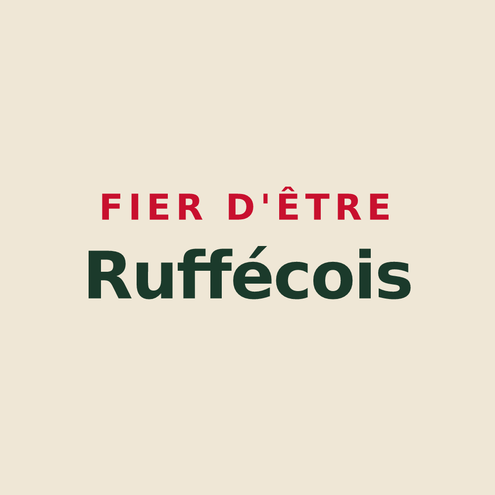 Tote bag « Fier d'être Ruffécois » — design pour Ruffec