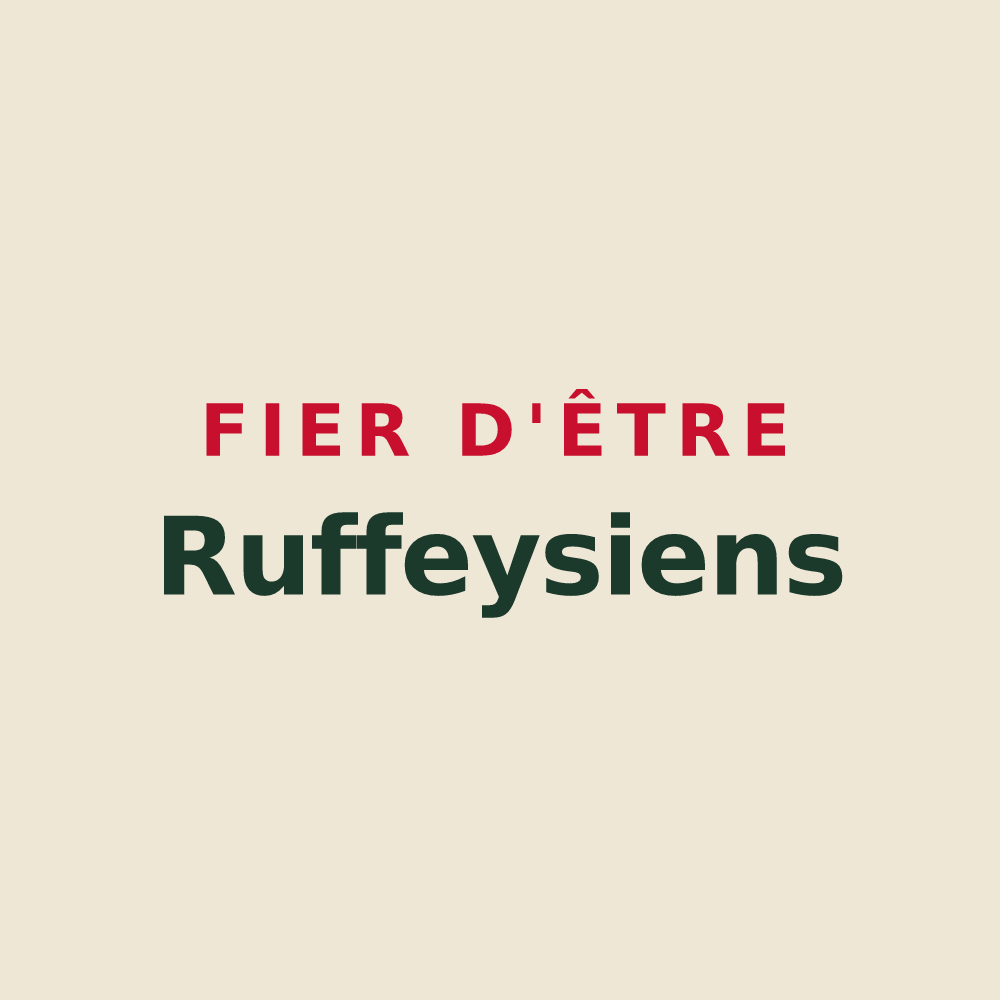 Tote bag « Fier d'être Ruffeysiens » — design pour Ruffey-sur-Seille