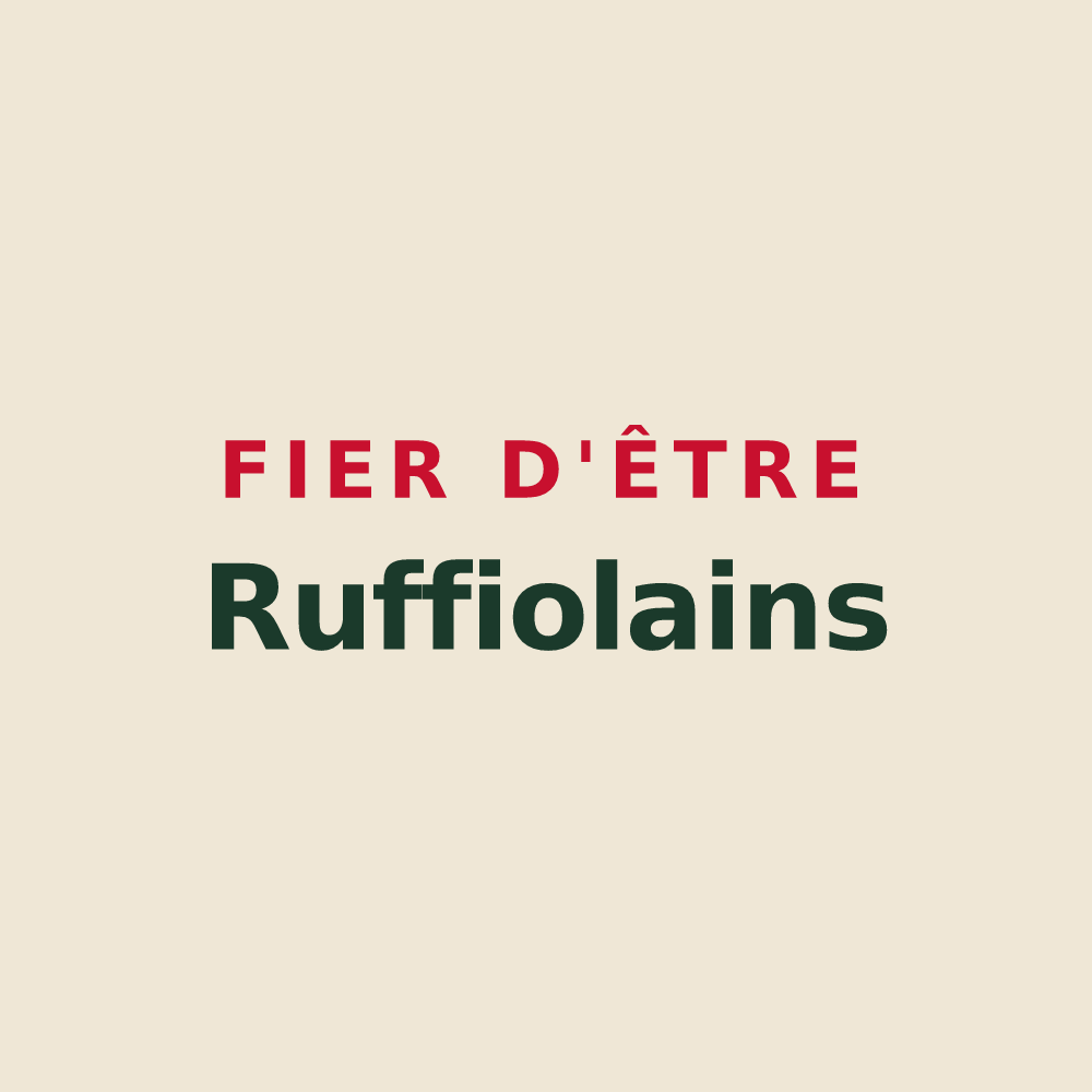 Tote bag « Fier d'être Ruffiolains » — design pour Ruffieux