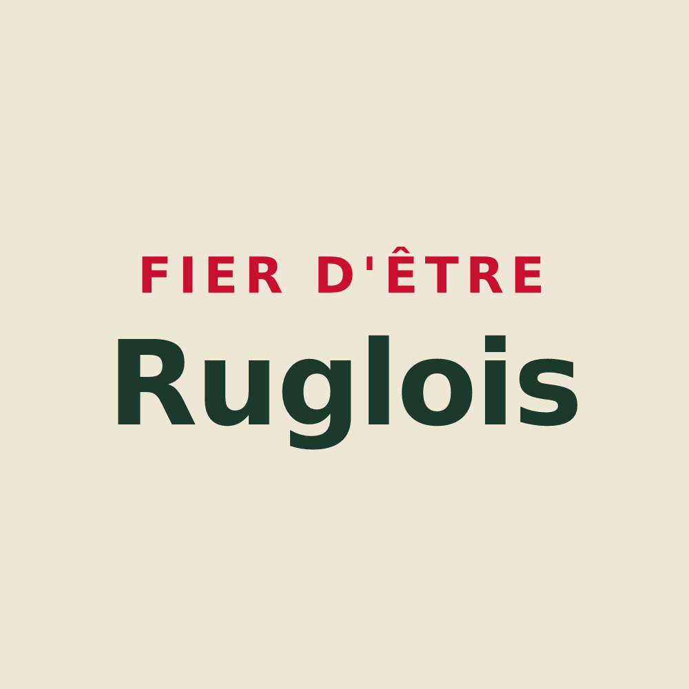 Tote bag « Fier d'être Ruglois » — design pour Rugles