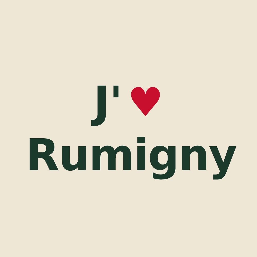 Tote bag personnalisé Rumigny — design J'aime Rumigny