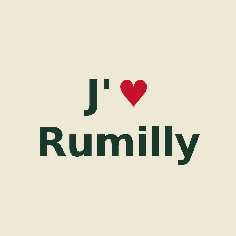 Tote bag personnalisé Rumilly — design J'aime Rumilly