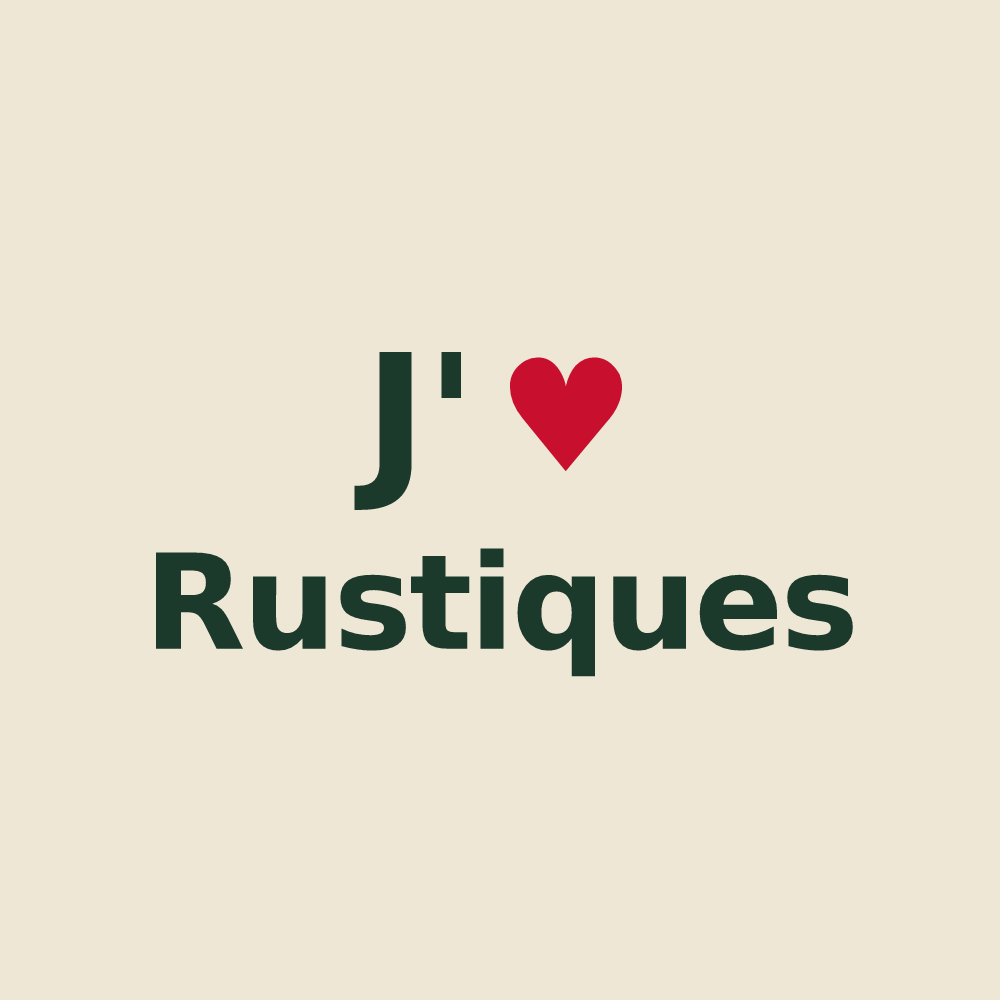 Tote bag personnalisé Rustiques — design J'aime Rustiques