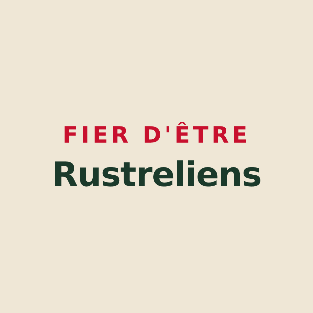Tote bag « Fier d'être Rustreliens » — design pour Rustrel
