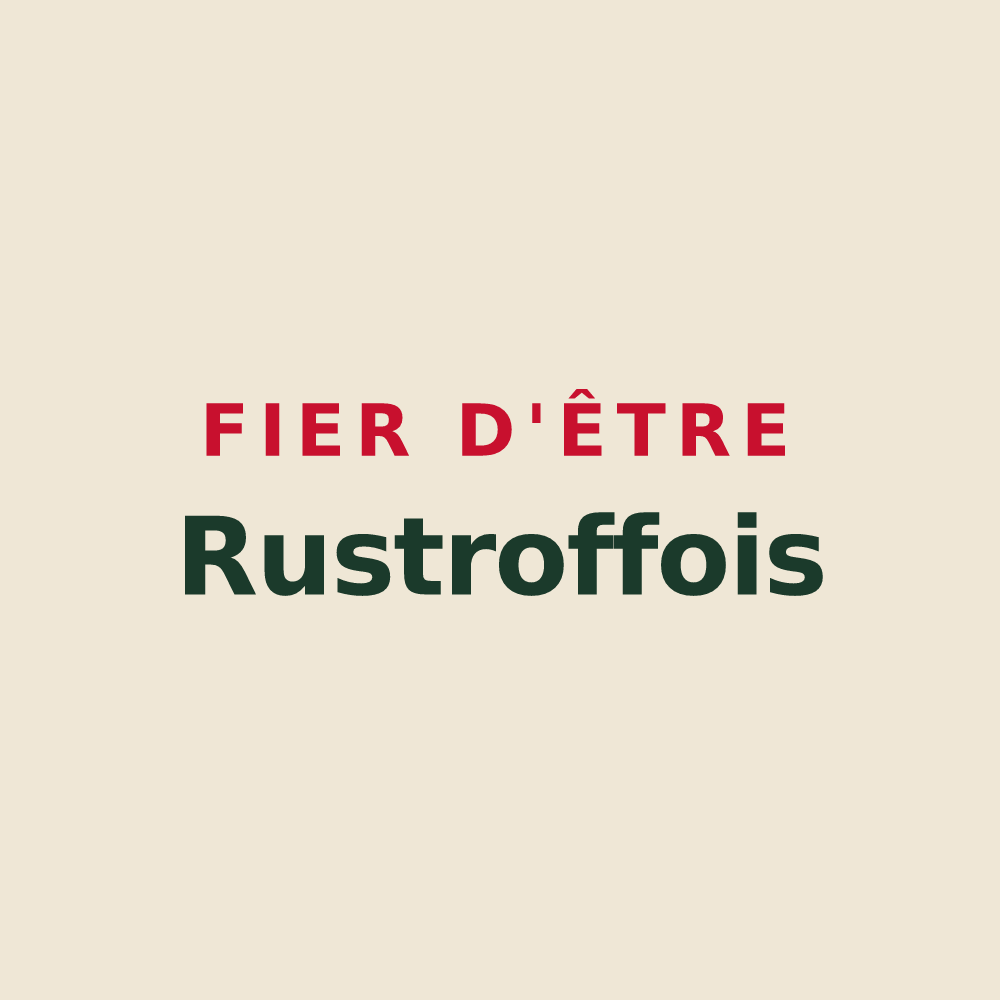 Tote bag « Fier d'être Rustroffois » — design pour Rustroff