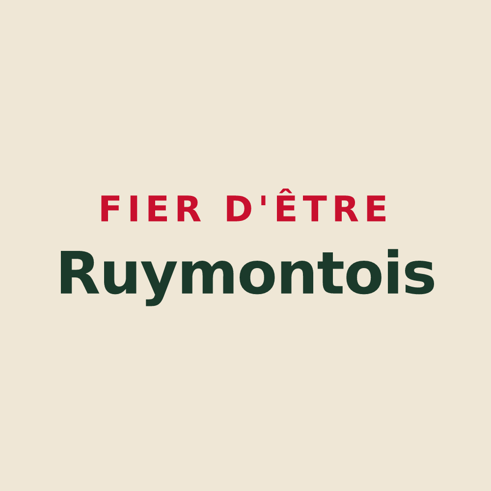 Tote bag « Fier d'être Ruymontois » — design pour Ruy-Montceau