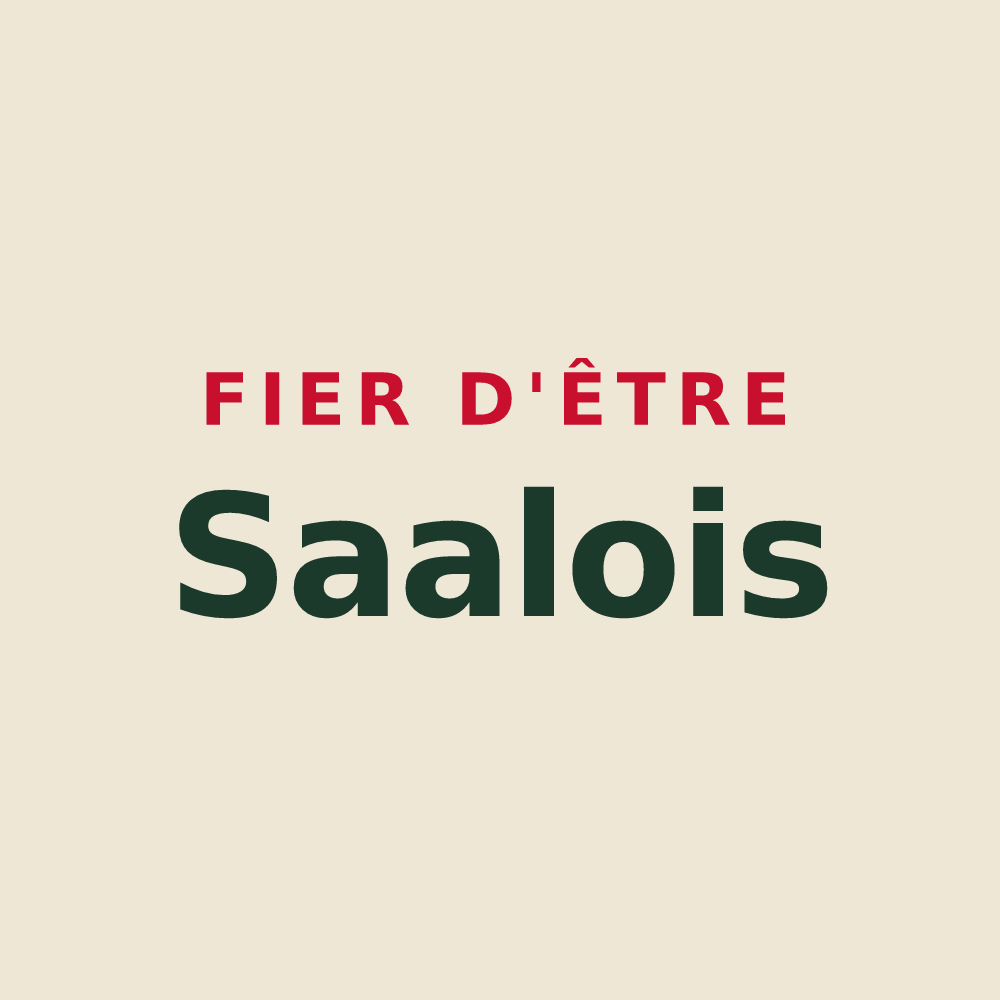 Tote bag « Fier d'être Saalois » — design pour Saales