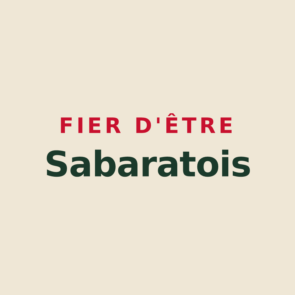 Tote bag « Fier d'être Sabaratois » — design pour Sabarat