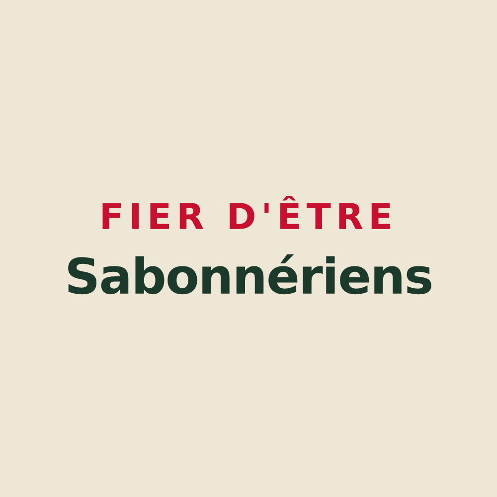 Tote bag « Fier d'être Sabonnériens » — design pour Sabonnères