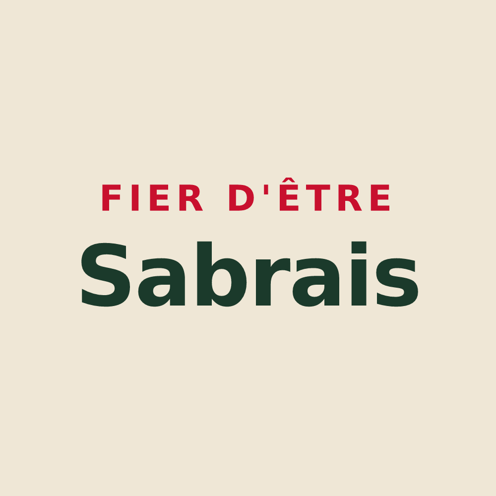 Tote bag « Fier d'être Sabrais » — design pour Sabres