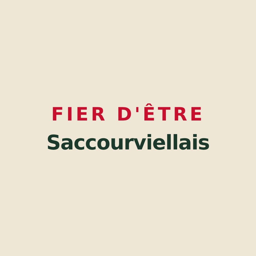 Tote bag « Fier d'être Saccourviellais » — design pour Saccourvielle