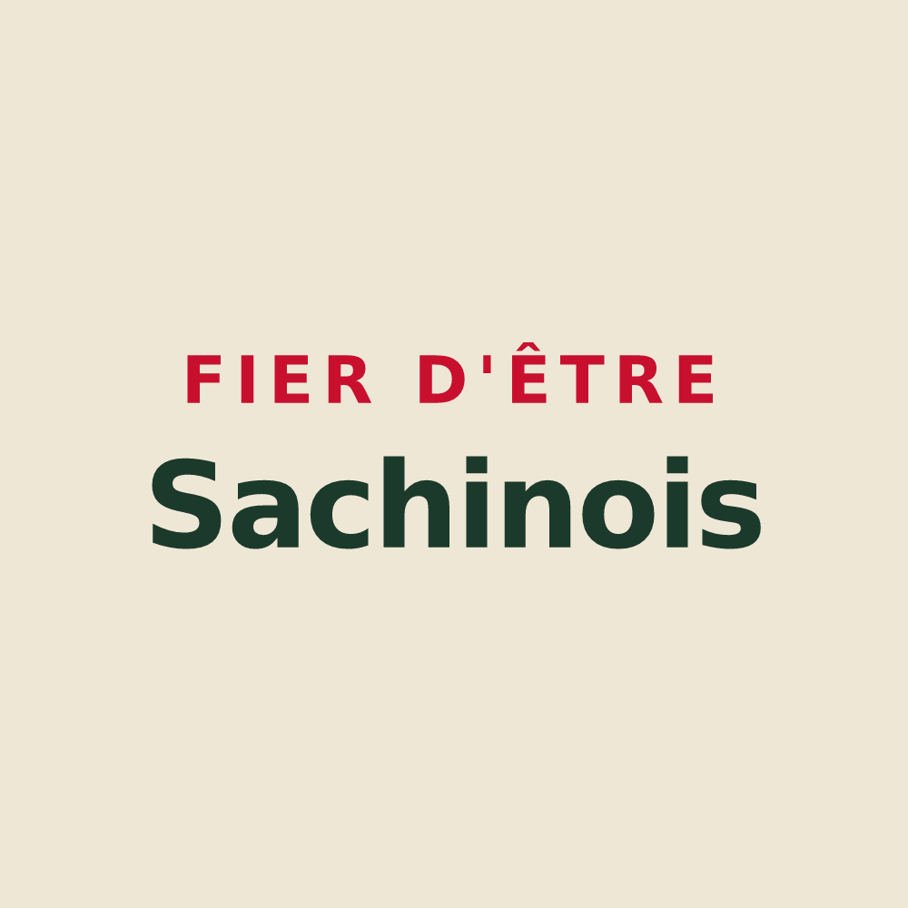 Tote bag « Fier d'être Sachinois » — design pour Sachin