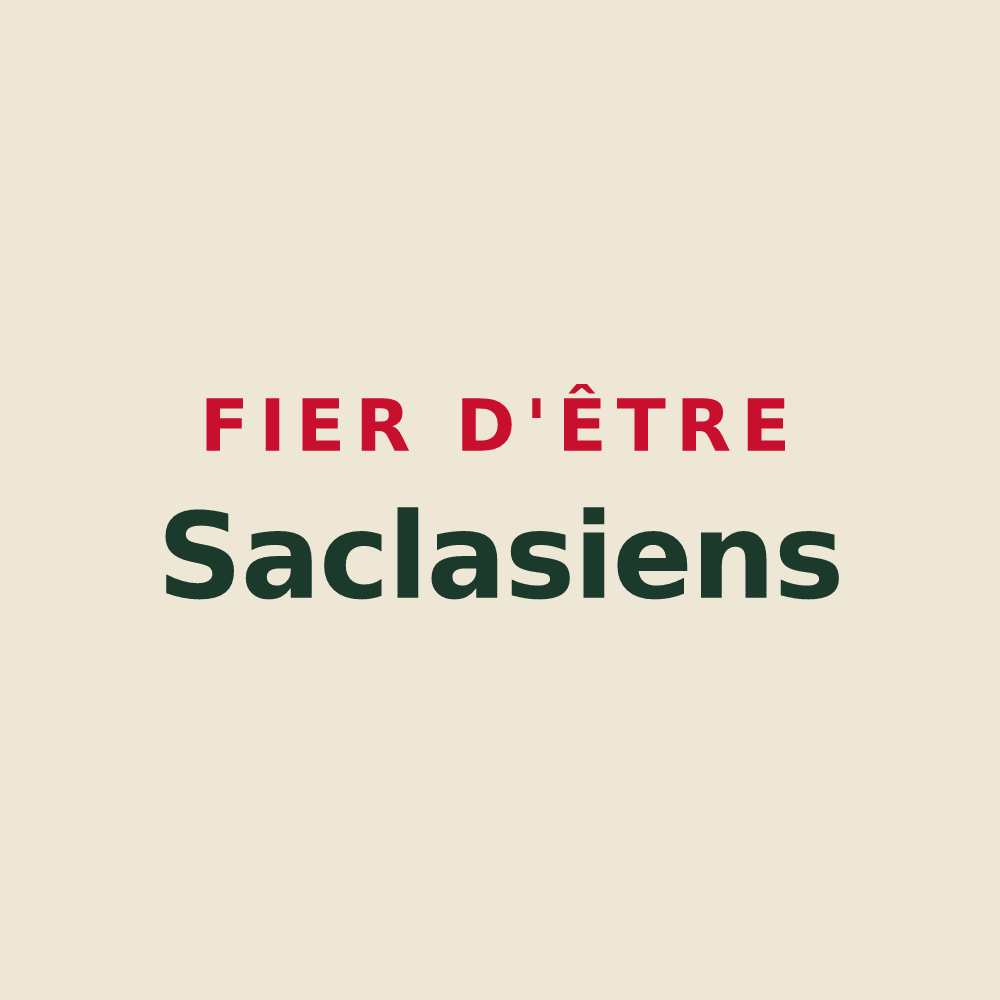 Tote bag « Fier d'être Saclasiens » — design pour Saclas