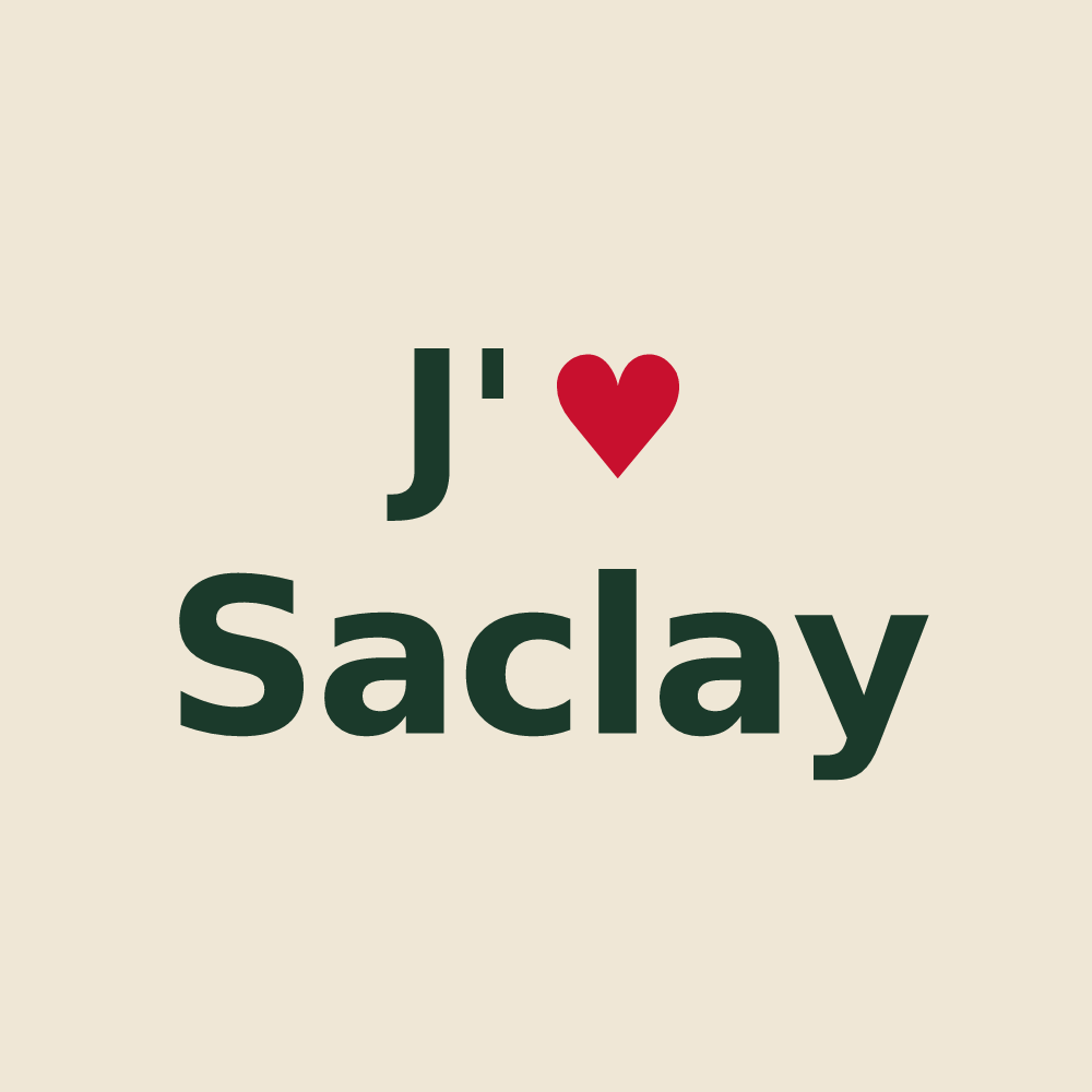 Tote bag personnalisé Saclay — design J'aime Saclay