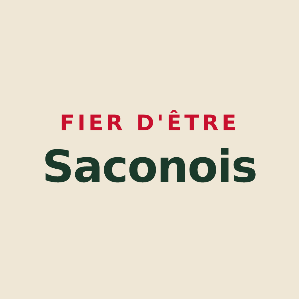 Tote bag « Fier d'être Saconois » — design pour Saconin-et-Breuil
