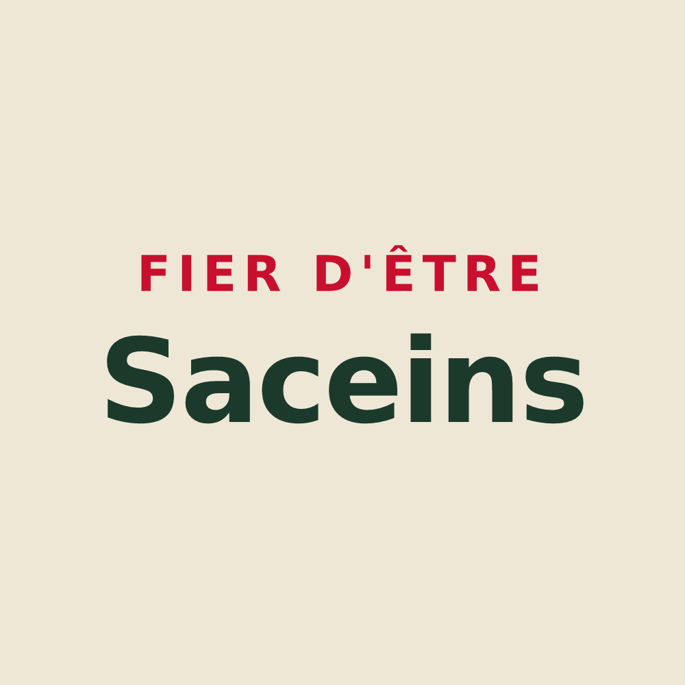 Tote bag « Fier d'être Saceins » — design pour Sacy