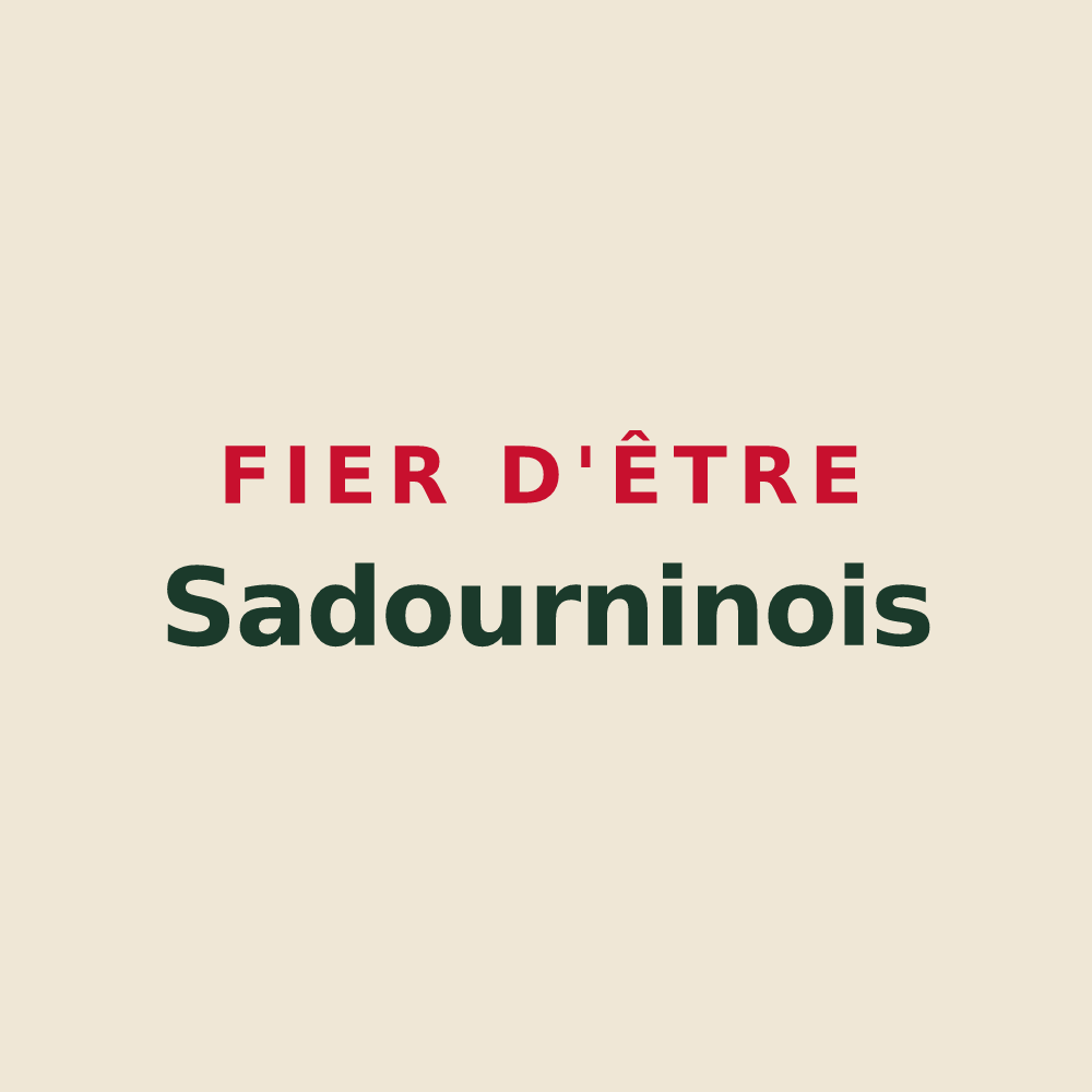 Tote bag « Fier d'être Sadourninois » — design pour Sadournin